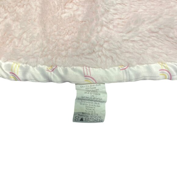 Parents Choice Pink Bunny Rabbit Security Blanket Lovey Satin - Picture 8 of 9